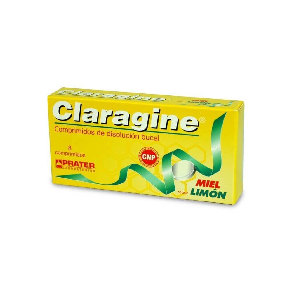 Claragine Miel Limon x 8 Comprimidos De Disolución Bucal