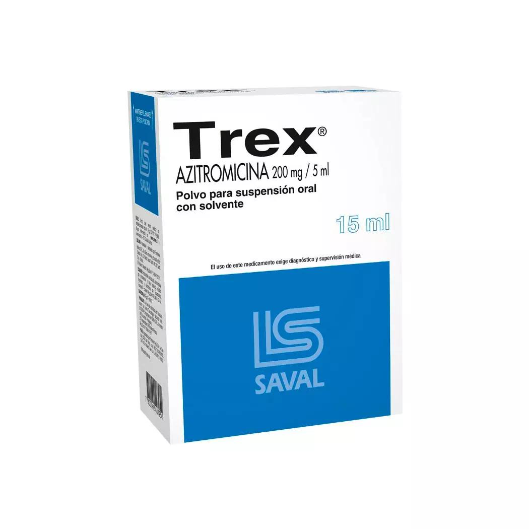 Trex Azitromicina 200mg/5ml Suspension Oral