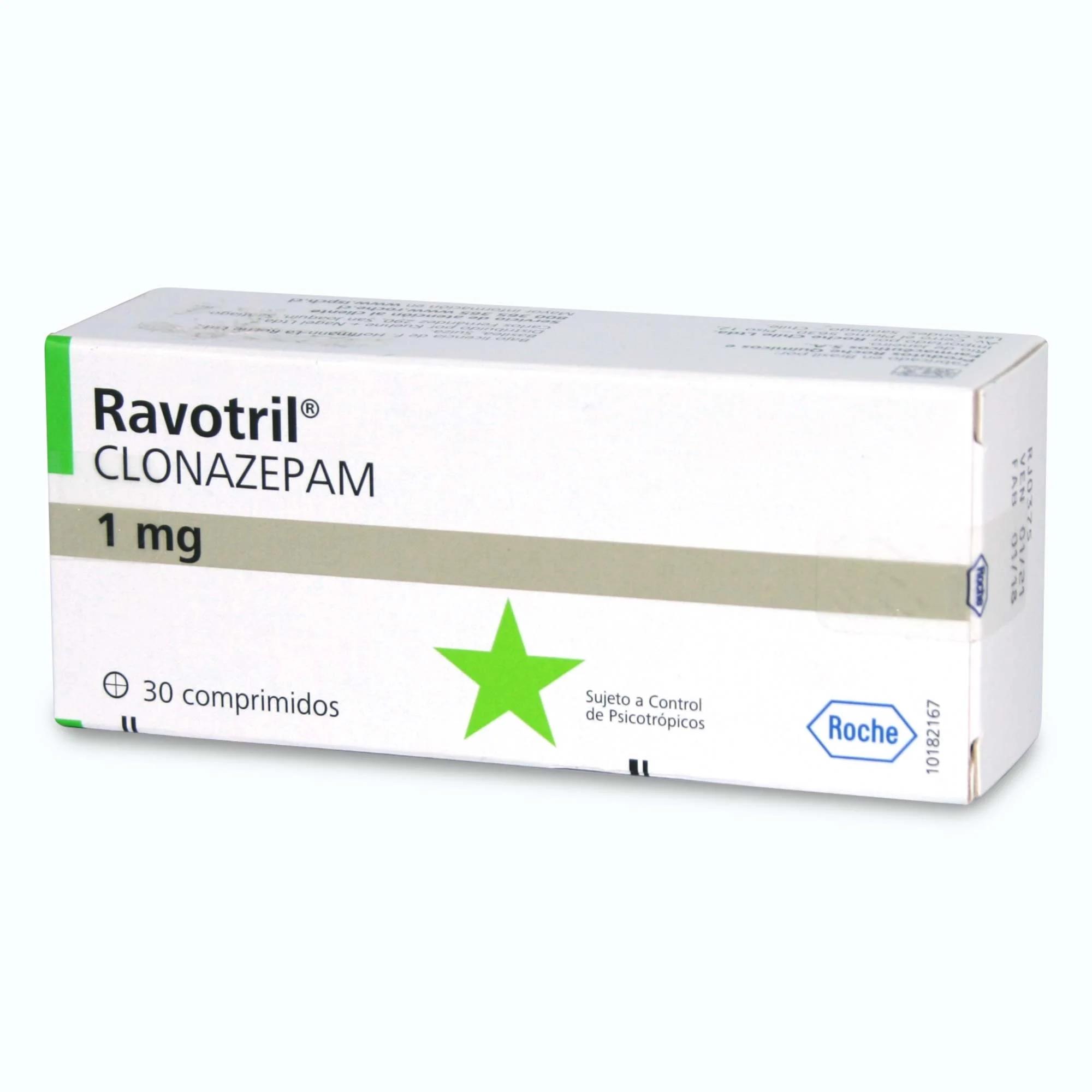 Ravotril 1 mg 30 Comprimidos