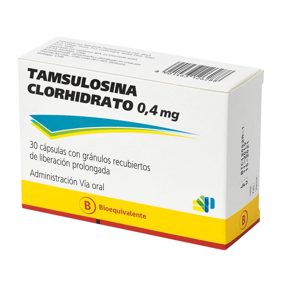 Tamsulosina 0,4 mg X 30 Comprimidos