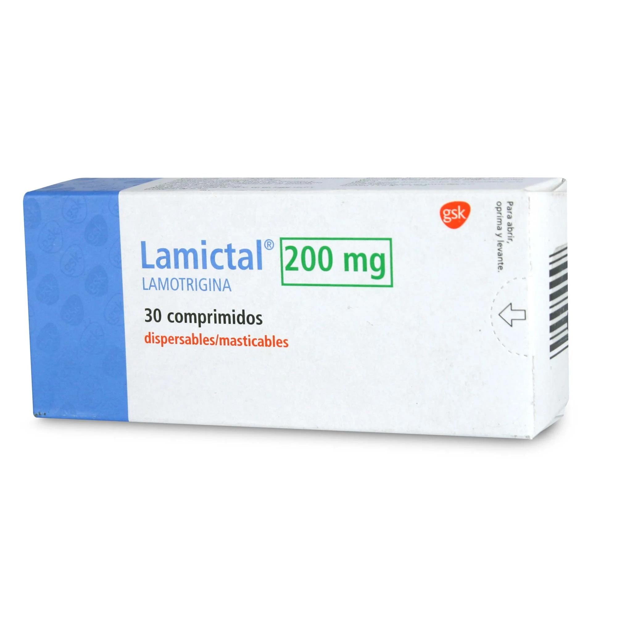 Lamictal 200 mg x 30 Comprimidos