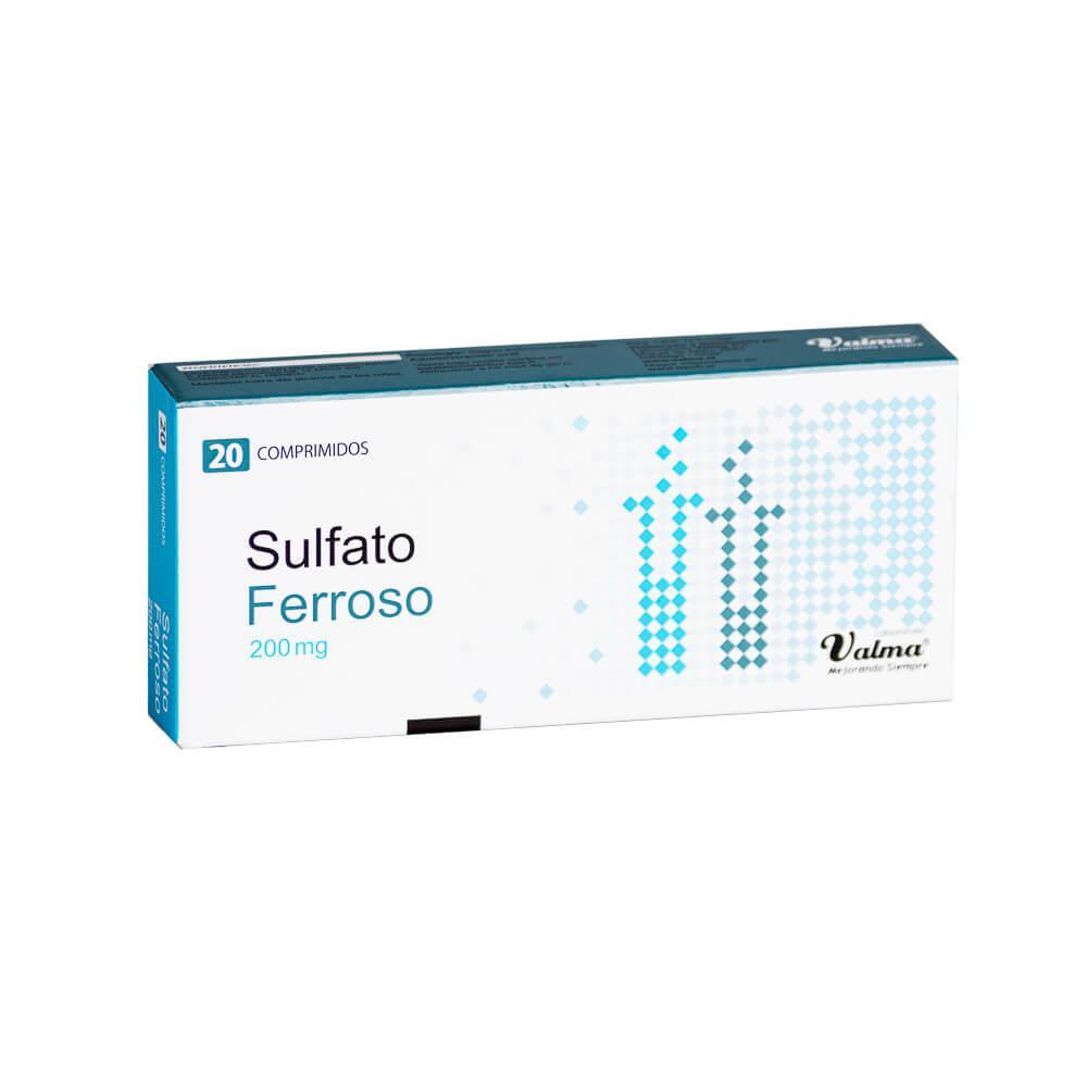 Sulfato Ferroso 200 mg - Laboratorio Chile